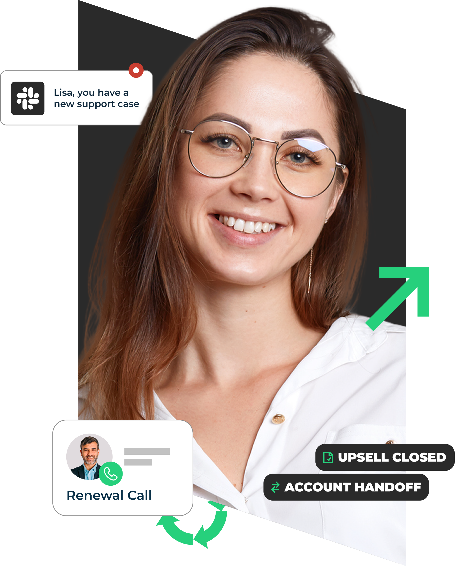 Image of Female Customer Success Rep