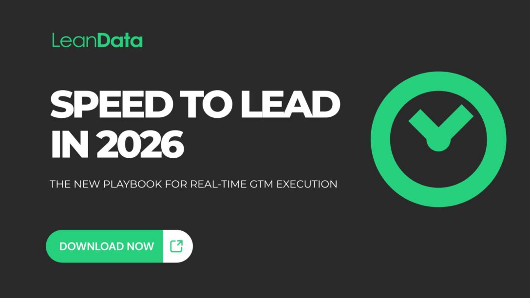 Speed to Lead in 2026 ebook from LeanData download now