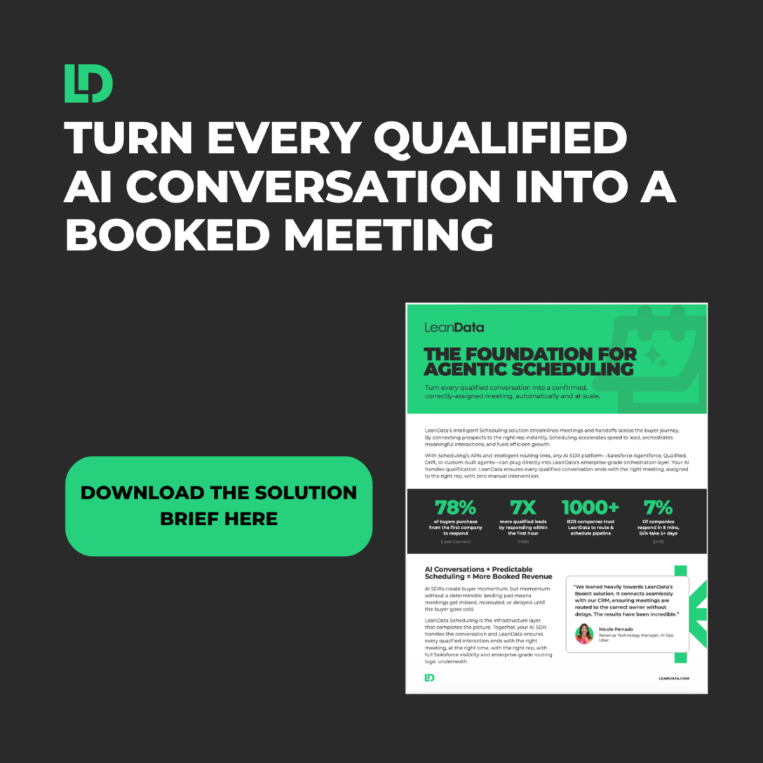 Turn every qualified AI conversation into a booked meeting