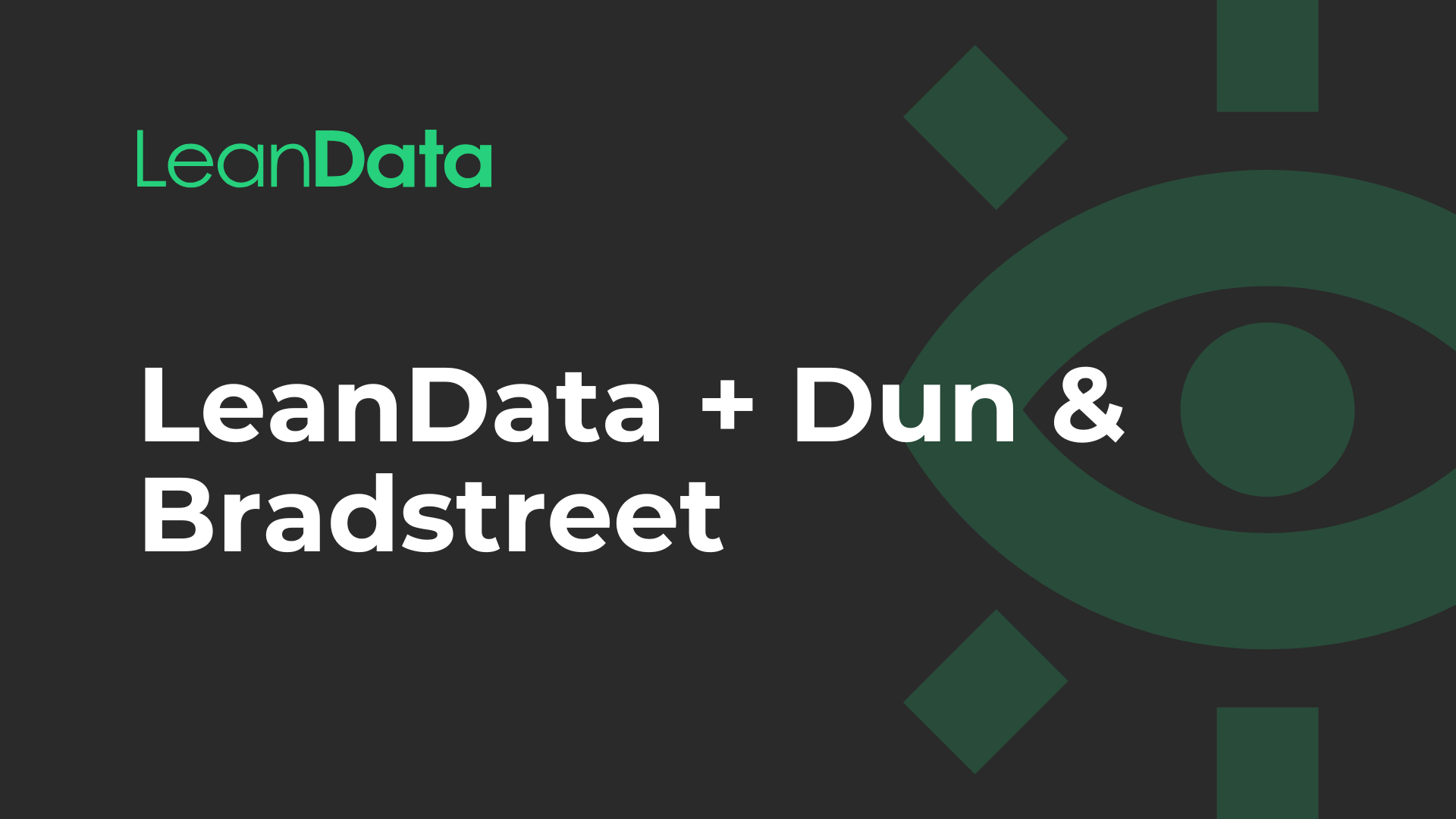 LeanData and Dun & Bradstreet integration for account hierarchies