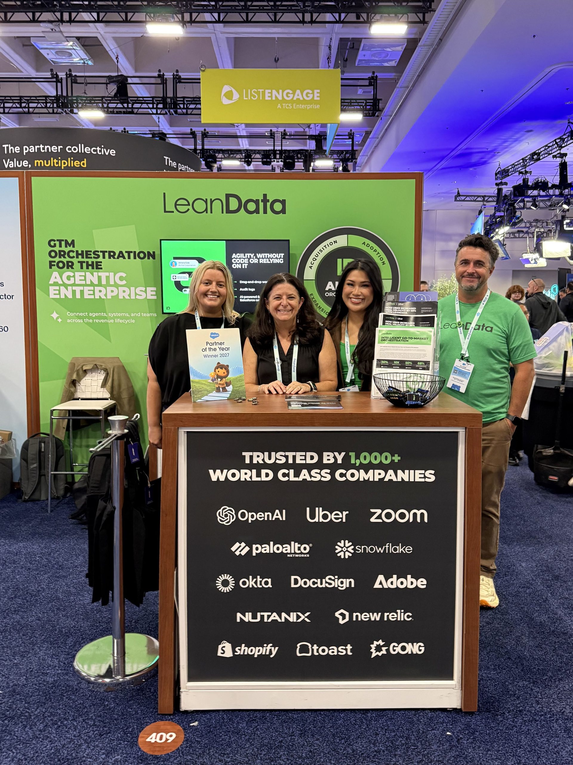 LeanData team at Dreamforce 2026 at booth 409