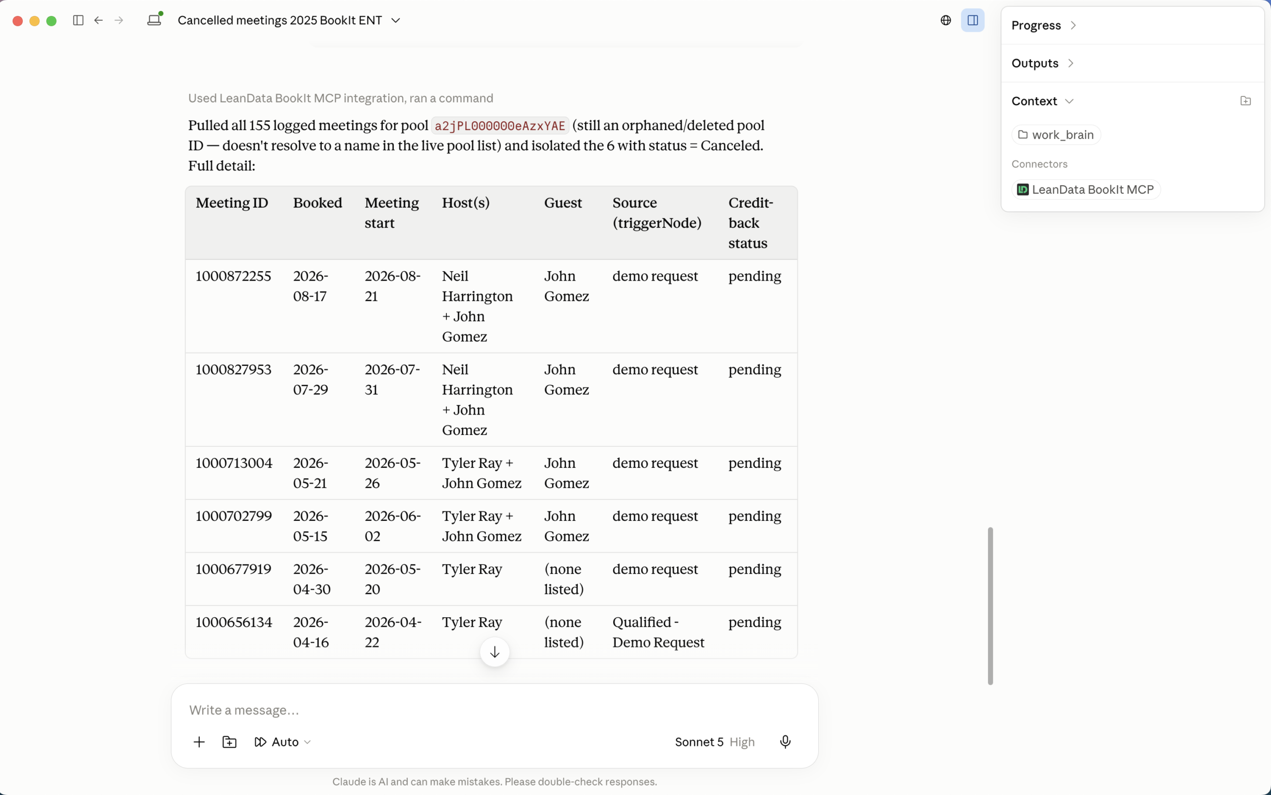 LeanData MCP screenshot