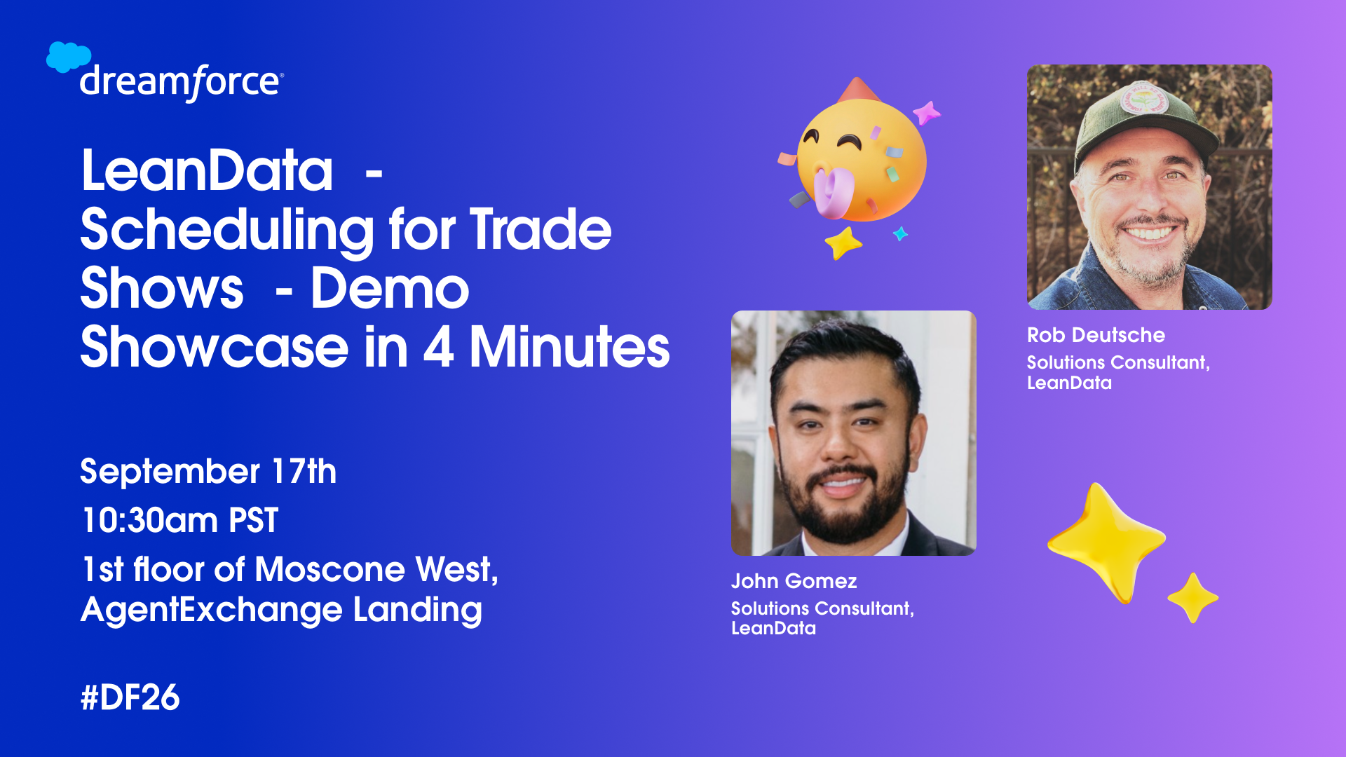 LeanData Scheduling for Trade Shows Demo Showcase in 4 Minutes