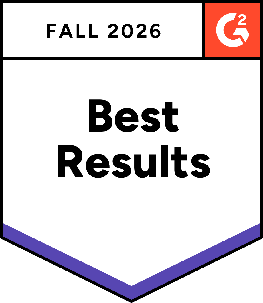 LeanData G2 Fall 2026 Best Results badge