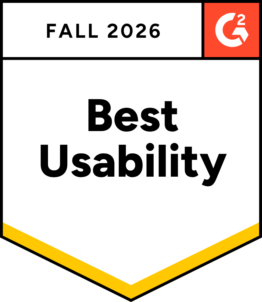 LeanData G2 Fall 2026 Best Usability badge